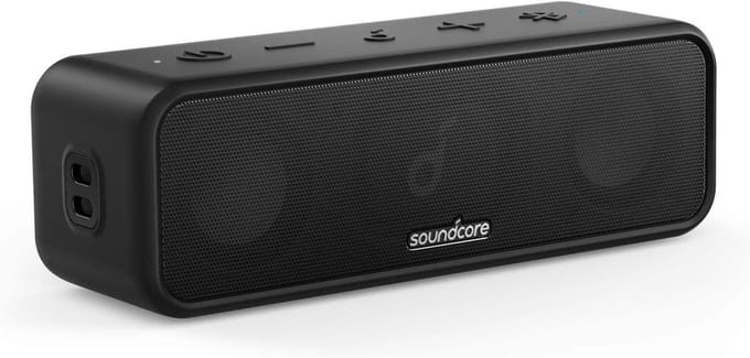 soundcore 3 Portable Bluetooth Speaker - Zwart