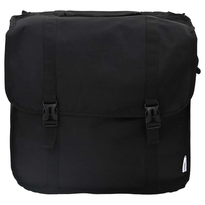 vidaXL - Fietstas - Zwart - 40 - x - 18,5 - x - 35 - cm - Polyester
