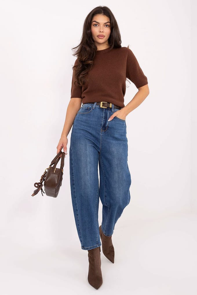 Modern Curve Jeans - Blauw / S