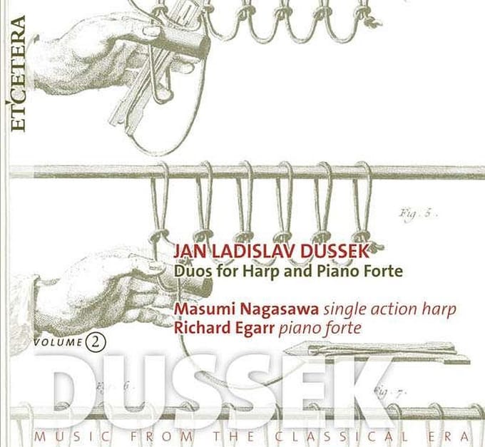 Masumi Nagasawa, Richard Egarr - Dussek: Duos For Harp And Piano Forte Volume 2 (CD)