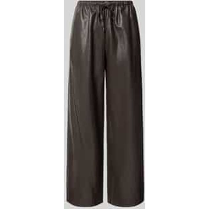 Ony Onmini Faux Eather Pants Raven | Bruin | Maat: L