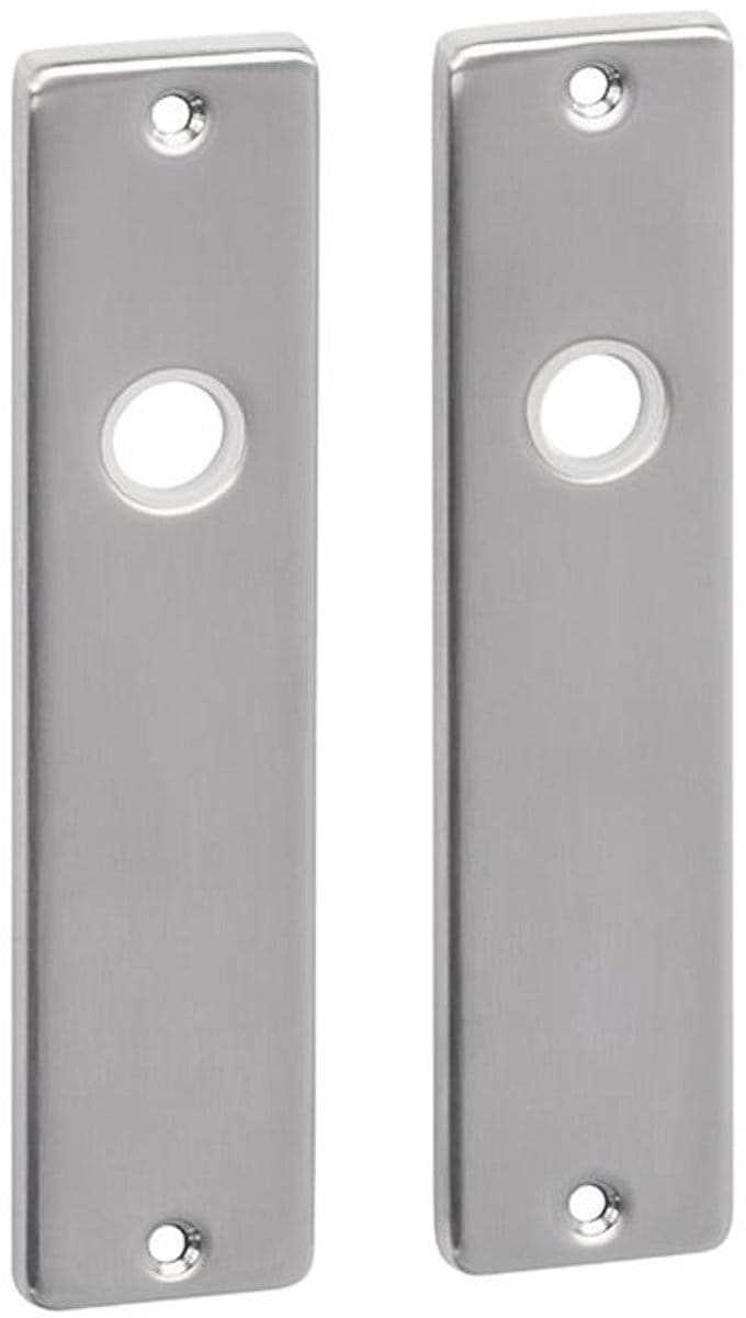 Avenue langschild blind RVS