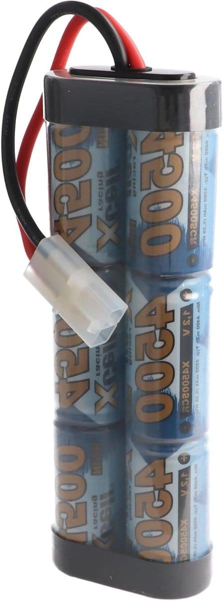 Oplaadbare Batterij - Accu Pack - RC Auto Racen - Hoge Stroombestendig - 7.2 Volt - Zwart