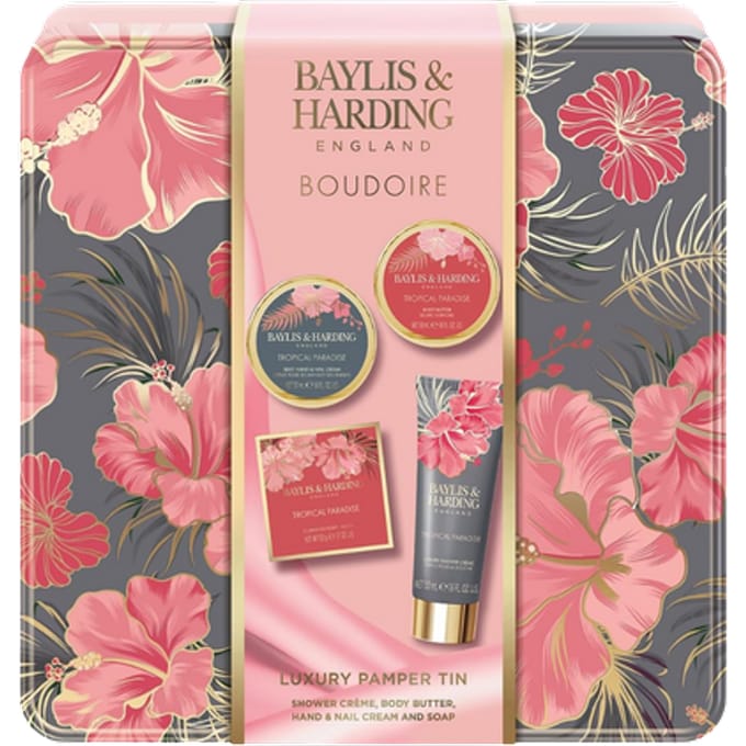Baylis & Harding Boudoire Tropical Paradise Luxury Pamper Tin Gift Set