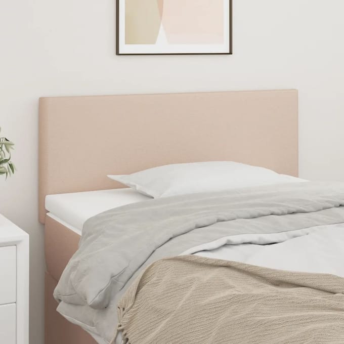 vidaXL - Hoofdbord - 80x5x78/88 - cm - kunstleer - cappuccinokleurig