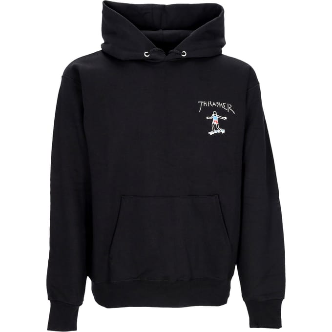 Gonz Mini Logo Hoodie Zwarte herenhoodie