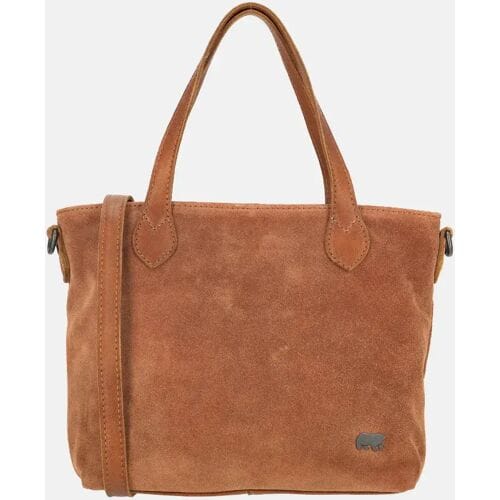 Bear Design Wietske Suede Leren Handtas - Cognac