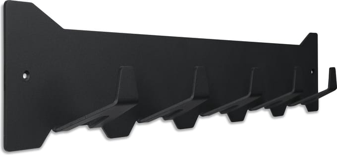 Gorillz Triangle Five Wandkapstok – Stijlvol en Praktisch Industrieel Design - Zwart