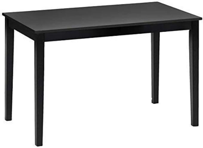 Stijlvolle Zwarte Eettafel voor Moderne Woonkamers