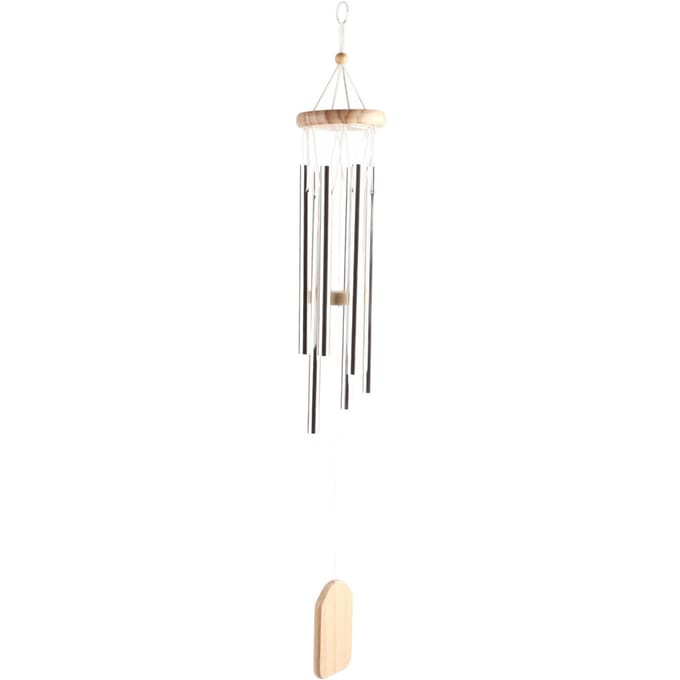 Buiten Windgong Sympathie Herdenkings Windgong met Metalen Buizen voor Huisdecoratie gray