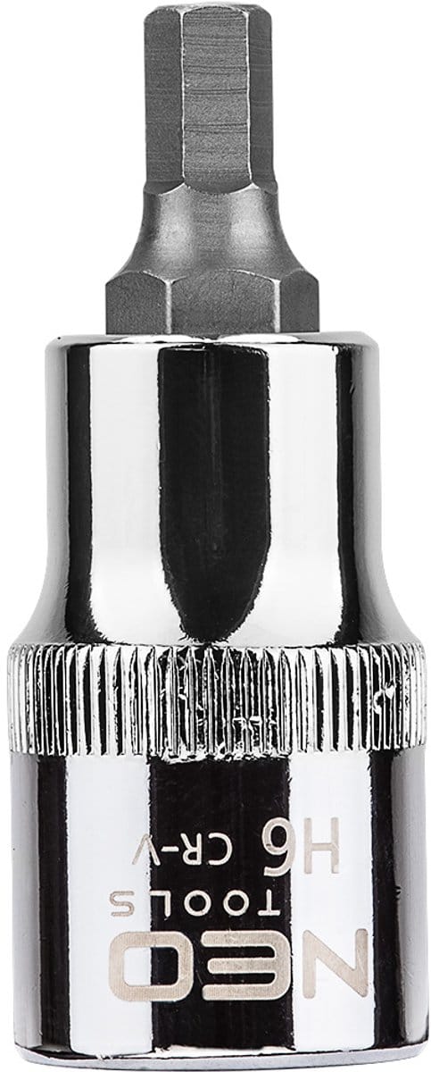 NEO - Zeskant Bitdop - H6 - 55 mm - Chroom-Vanadiumstaal