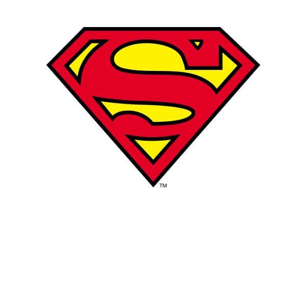 Official Superman Shield Women's T-Shirt - White - XS