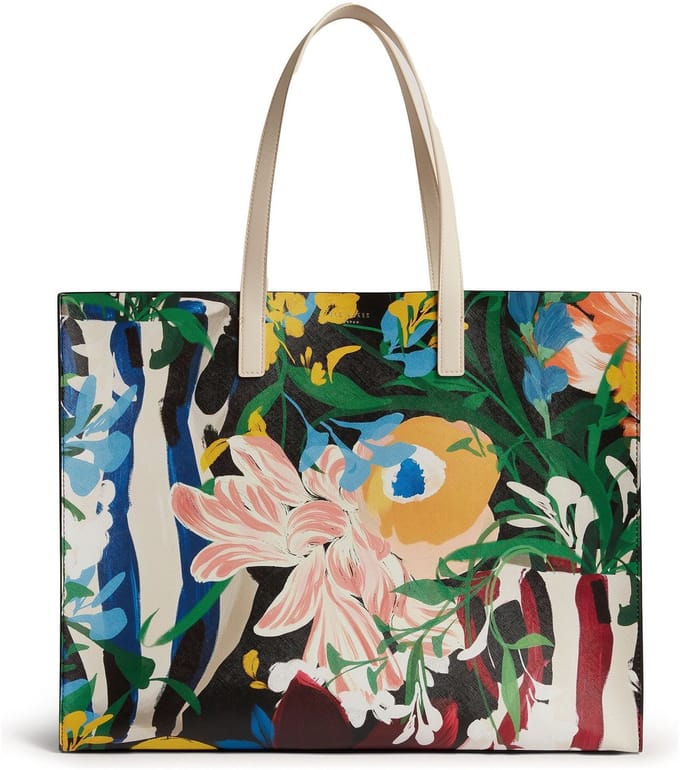 Ted Baker shopper Bouicon Floral Bouquet Printed Extra Large Icon Bag Multicol veelkleurig