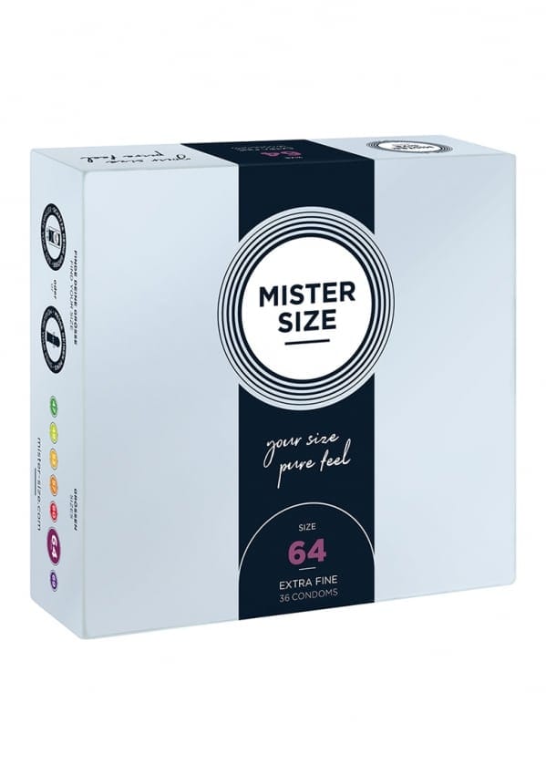 Mister Size - 64 - Ultra Dunne XXL condooms - 36 stuks