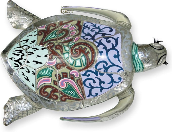 Toms Drag Schildpad Tilda (L), Silver Line