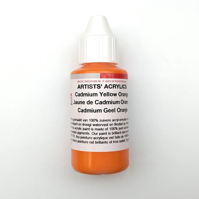Acrylverf Ara 100ml - Cadmium Geel Oranje - D142