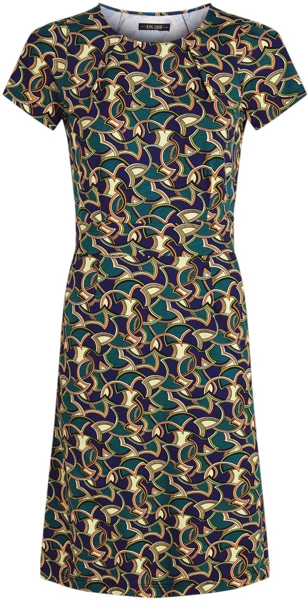 Dailygoods- Jurk Getailleerd - Kokerjurk - Knielang - Korte Mouwen