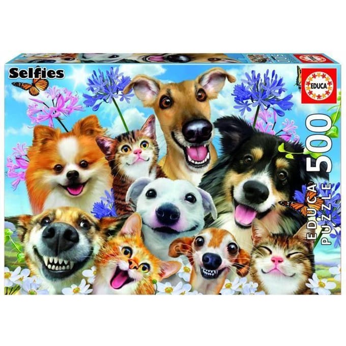 EDUCA - puzzel - Fun in the Sun Selfie - 500 stuksjes - Legpuzzel