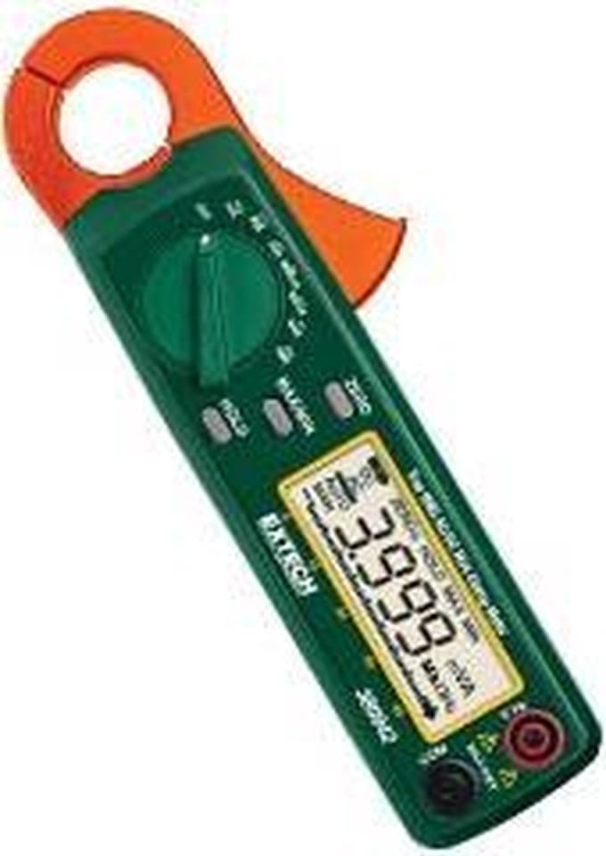 Extech Extech 380942 Stroomtang Digitaal CAT II 600 V, CAT III 300 V Weergave (counts): 4000