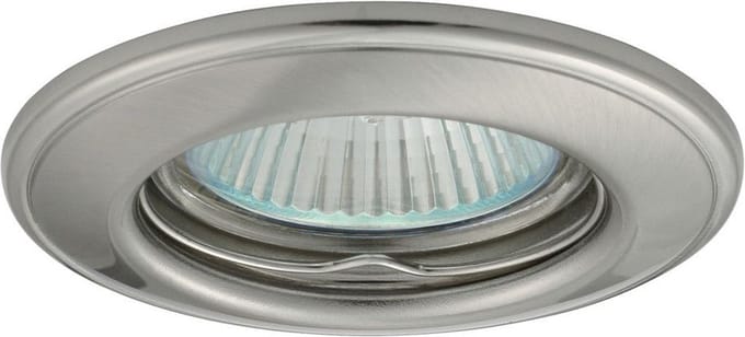 Kanlux HORN Inbouwspot Rond Zilver Geborsteld