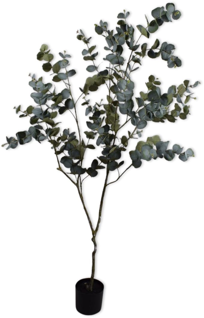 Silk-ka - Kunstplant - eucalyptus - groen - H182 cm