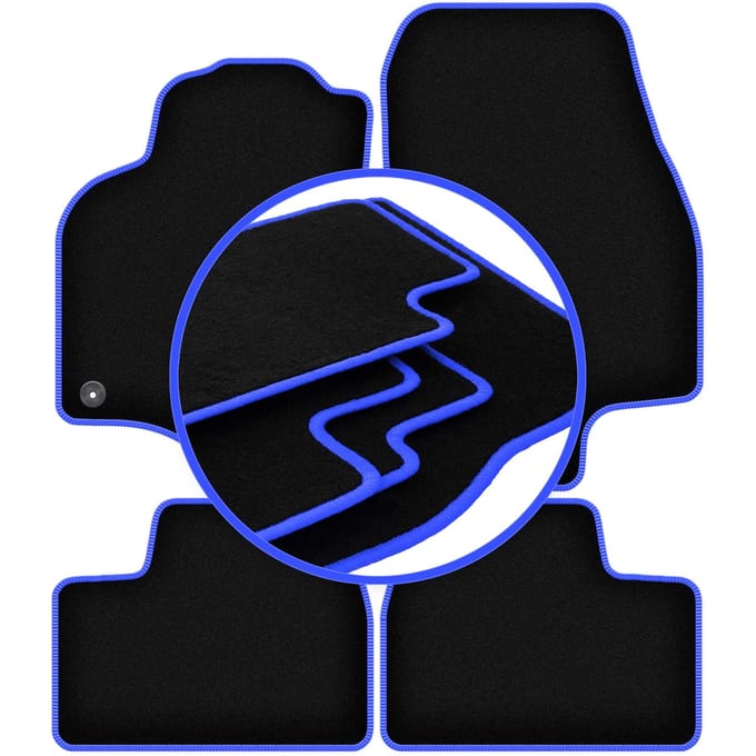 CARLUX-BLUE automatten voor: Opel Astra G cabrio, Coupé, bertone (1998-2009)