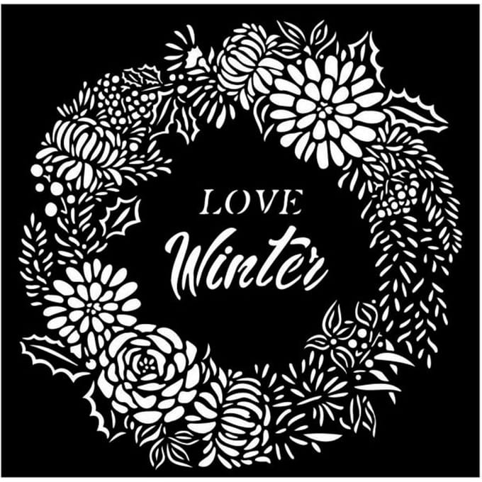 Sjabloon "Love Winter"