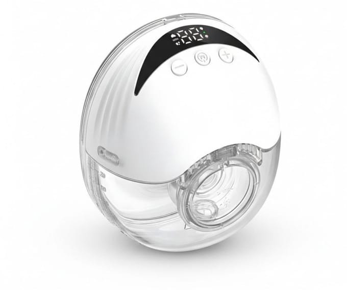 DnA® Borstkolf - Handsfree Borstkolf - Elektrische Borstkolf - Handkolf - Draadloze Borstkolf - Wit - 18cm x 14cm x 8cm