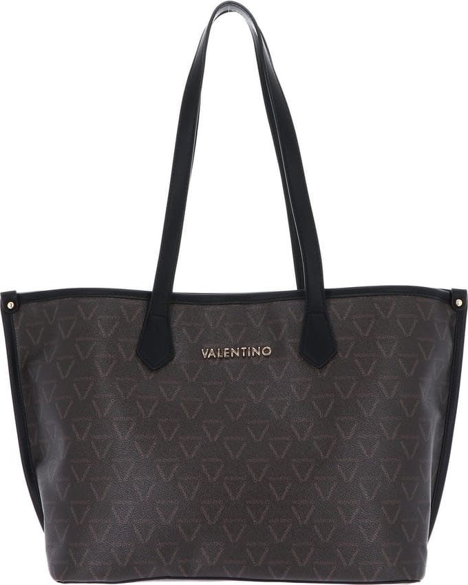 VALENTINO Schoudertas Lady Re Shopping Bag Moro / Nero Donkerbruin