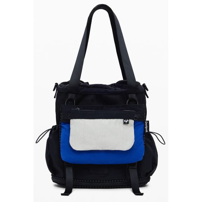 Desigual Zwarte Polyester Vrouwen Convertible Tas