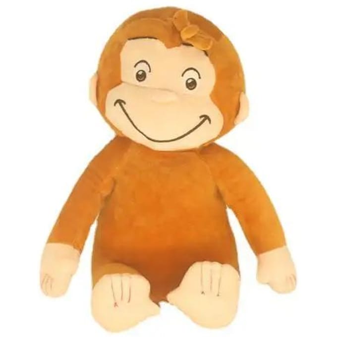 Nieuwsgierige Aap George Aap Schattig Pluche Speelgoed Poppetje orange