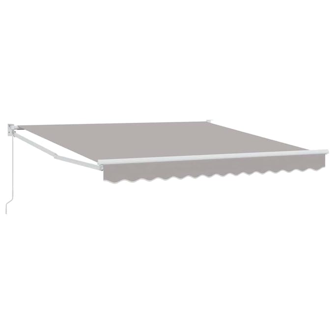 vidaXL - Uitschuifbare - luifel - Lichtgrijs - 300 - x - 250 - x - 165 - cm