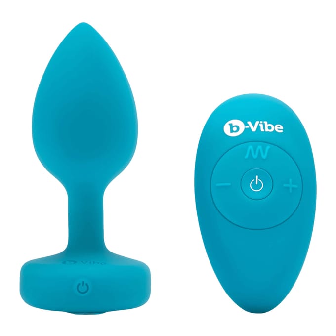 'Vibrating Jewel Plug - S/M', 9,8 cm