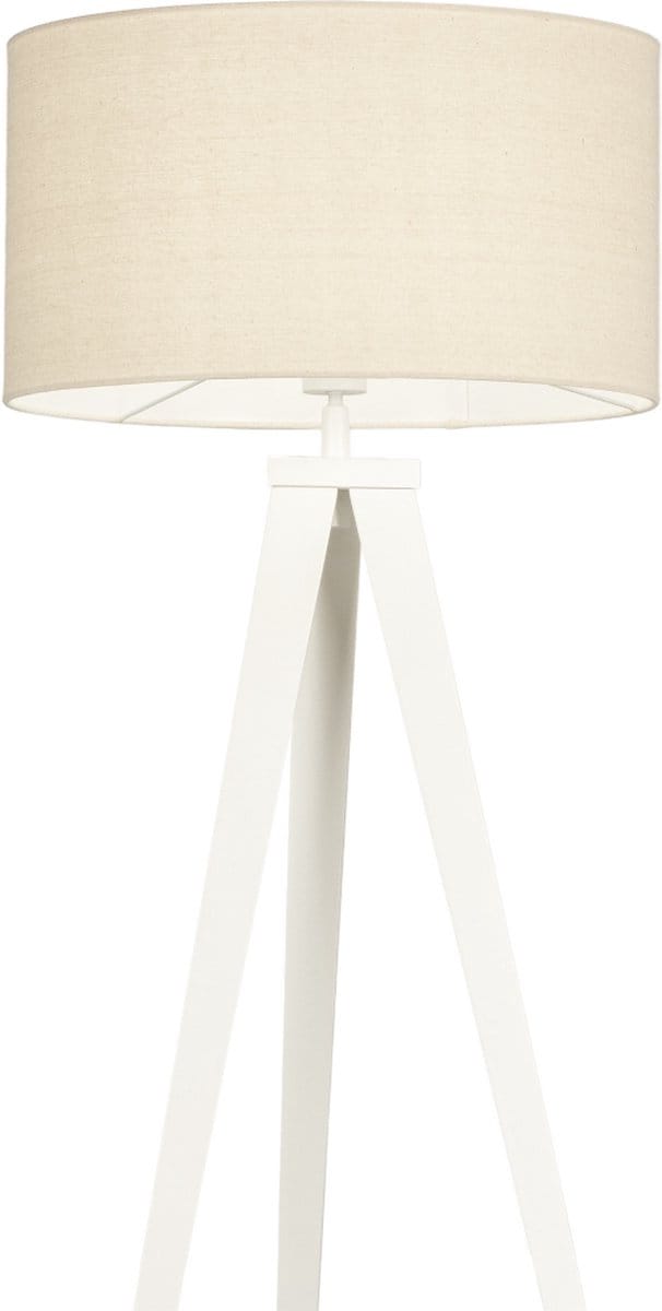Lumidora Vloerlamp 31392 - ANTIQUA - E27 - Wit - Beige - Zand - Metaal - ⌀ 51 cm