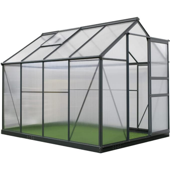 Westmann Aluminium kas Flora 66 | Antraciet | 192x192x202cm