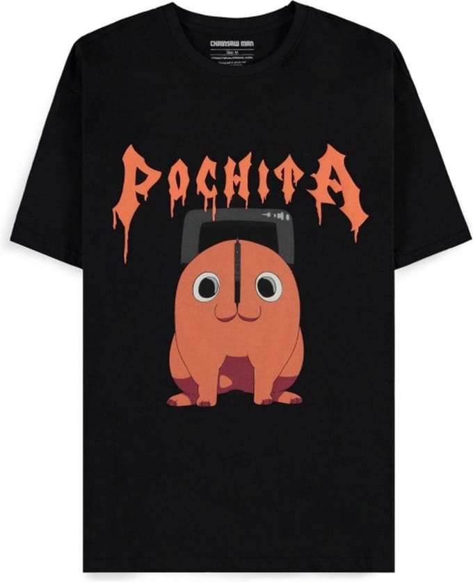 Chainsaw Man Pochita The Chainsaw Devil Heren T-shirt - zwart - XL