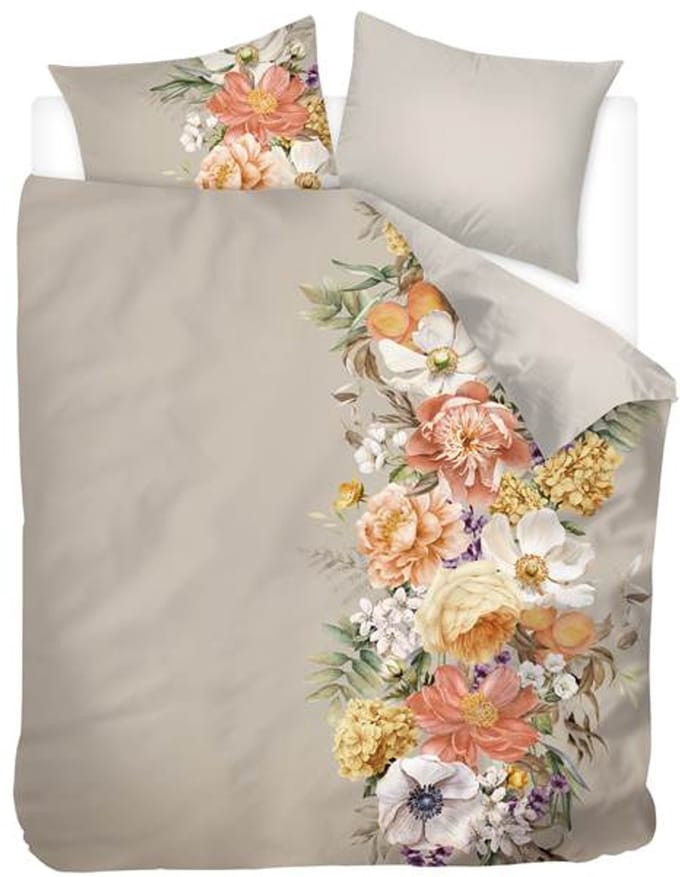 Snoozing Ayanna Dekbedovertrek - Extra breed - 260x200/220 cm - Zand