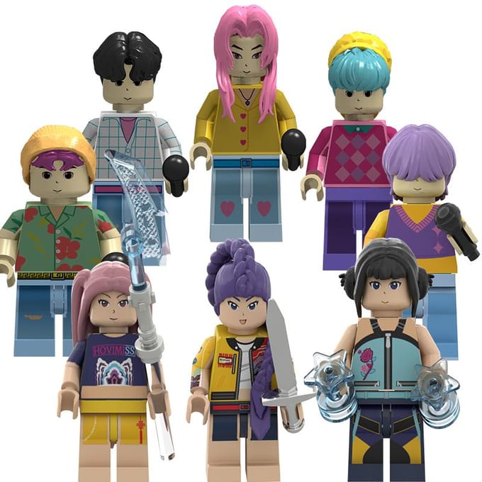 KPop Demonenjagers Bouwstenen Rumi Assemblagemodel Pop Bouwstenen Handgemaakt S