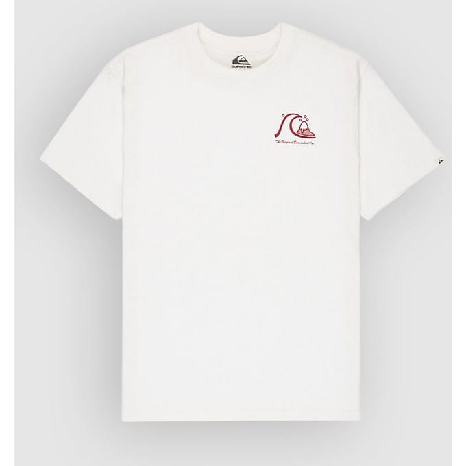 Quiksilver Evo Original Bs T-shirt Met Korte Mouwen Wit 2XL Man