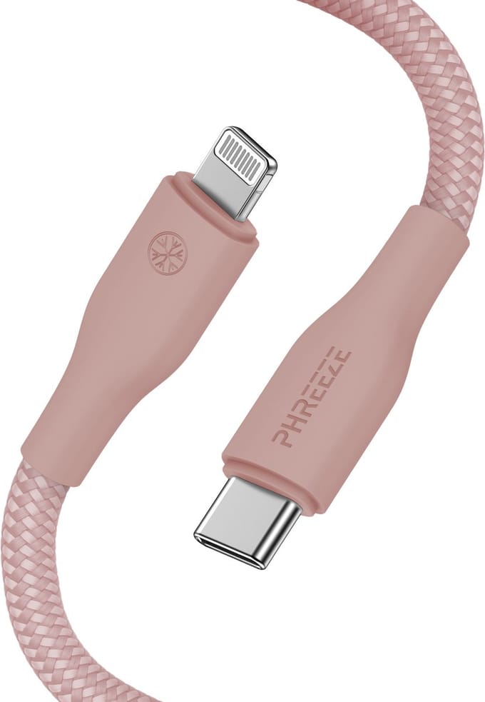 Kabel geschikt voor Lightning naar usb C - 1 meter - roze - Oplaadkabel geschikt voor iPhone