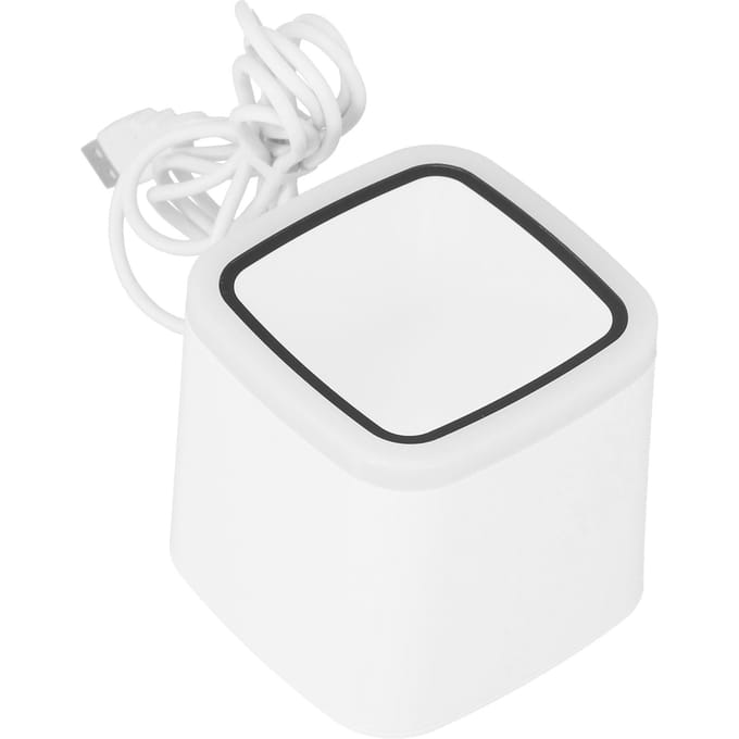 Lecteur de Code QR Filaire Scanner USB 2 Dimensions Station de Scan SCD33A pour Paiement white