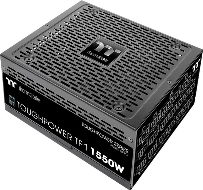 Thermaltake ToughPower PF1 Voeding - 1550 Watt - 90 mm - ATX - 80 Plus 80 PLUS Titanium