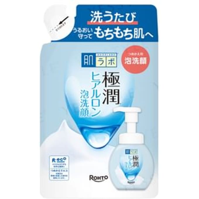 Rohto Mentholatum - Hada Labo Gokujyun Hydrating Face Wash Refill 140ml