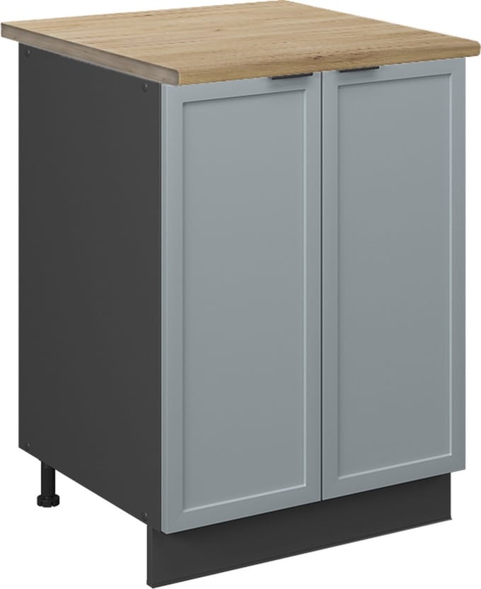 Vicco Fame-Line Keukenonderkast – 60 cm, WB Eik Licht blauw-grijs