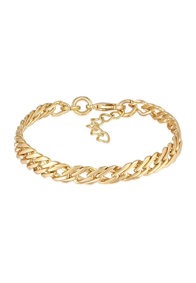 Elli - Armband - Dames Schakels Twisted Klassiek Goudkleurig - Dames