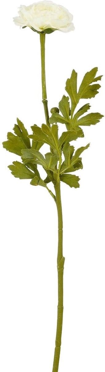 MICA DECORATIONS RANUNCULUS CREME - L56CM