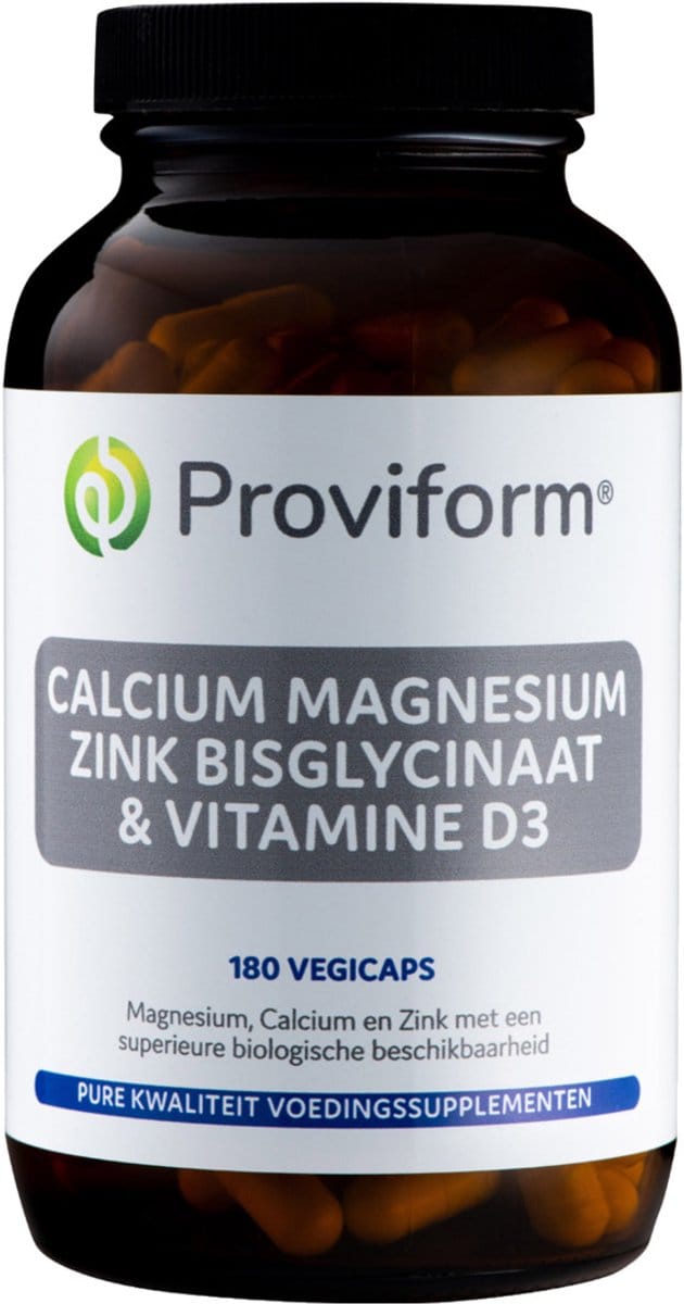 Calcium magnesium zink bisglycinaat & D3