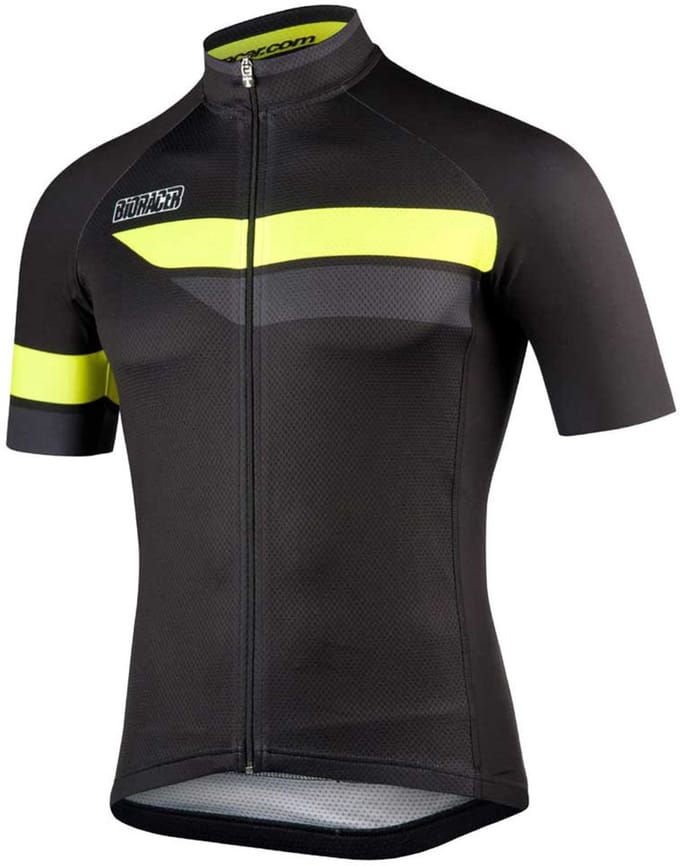 Bioracer Team Short Sleeve 2.0 Black/Fluo Size M