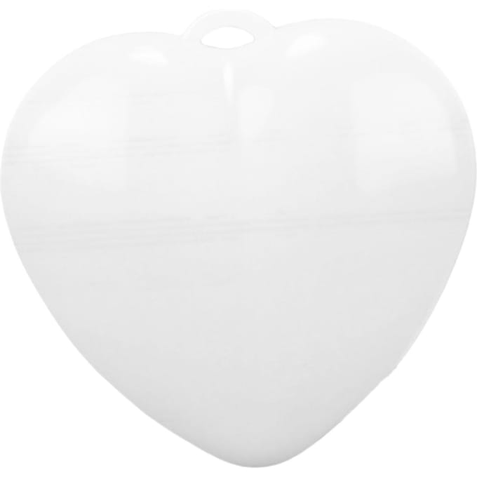 Hartvorm Portemonnee Tas LED Licht Sleutelhanger USB Oplaadbaar Licht voor Handtas Rugzak white