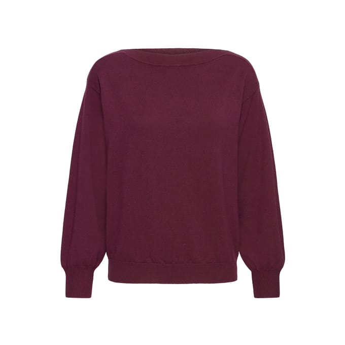 ICHI - IHLULS BOAT NECK LS - Dames - Gebreide truien